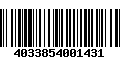 Código de Barras 4033854001431