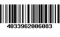 Código de Barras 4033962006083