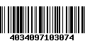 Código de Barras 4034097103074