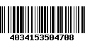 Código de Barras 4034153504708