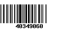 Código de Barras 40349060