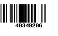 Código de Barras 40349206