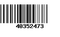 Código de Barras 40352473