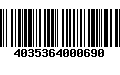 Código de Barras 4035364000690