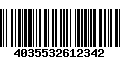 Código de Barras 4035532612342