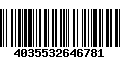 Código de Barras 4035532646781