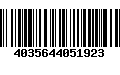 Código de Barras 4035644051923