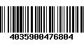 Código de Barras 4035900476804