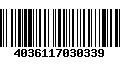 Código de Barras 4036117030339