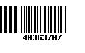 Código de Barras 40363707