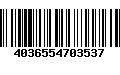 Código de Barras 4036554703537