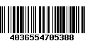 Código de Barras 4036554705388