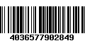 Código de Barras 4036577902849