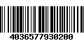 Código de Barras 4036577930200