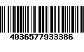 Código de Barras 4036577933386