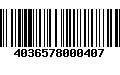 Código de Barras 4036578000407