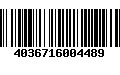 Código de Barras 4036716004489