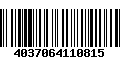 Código de Barras 4037064110815