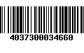 Código de Barras 4037300034660