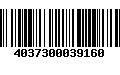 Código de Barras 4037300039160