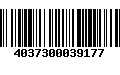 Código de Barras 4037300039177