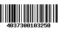 Código de Barras 4037300103250