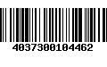 Código de Barras 4037300104462