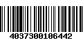 Código de Barras 4037300106442