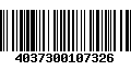 Código de Barras 4037300107326