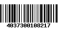 Código de Barras 4037300108217