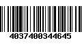 Código de Barras 4037400344645