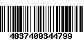 Código de Barras 4037400344799