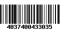 Código de Barras 4037400433035