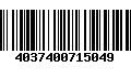 Código de Barras 4037400715049