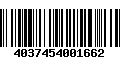 Código de Barras 4037454001662