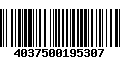 Código de Barras 4037500195307