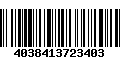 Código de Barras 4038413723403