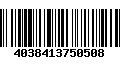 Código de Barras 4038413750508