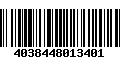 Código de Barras 4038448013401