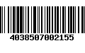 Código de Barras 4038507002155