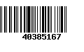 Código de Barras 40385167