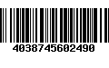 Código de Barras 4038745602490