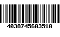 Código de Barras 4038745603510