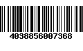 Código de Barras 4038856007368