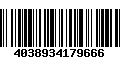 Código de Barras 4038934179666