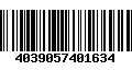 Código de Barras 4039057401634