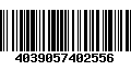 Código de Barras 4039057402556