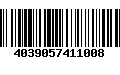 Código de Barras 4039057411008