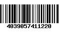 Código de Barras 4039057411220