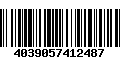 Código de Barras 4039057412487